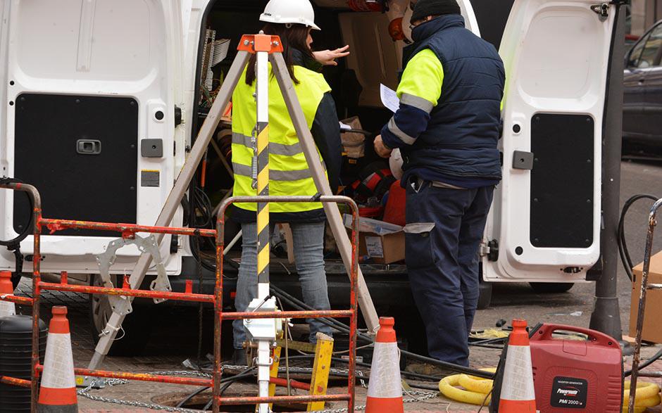 camion pompage assainissement Aubervilliers